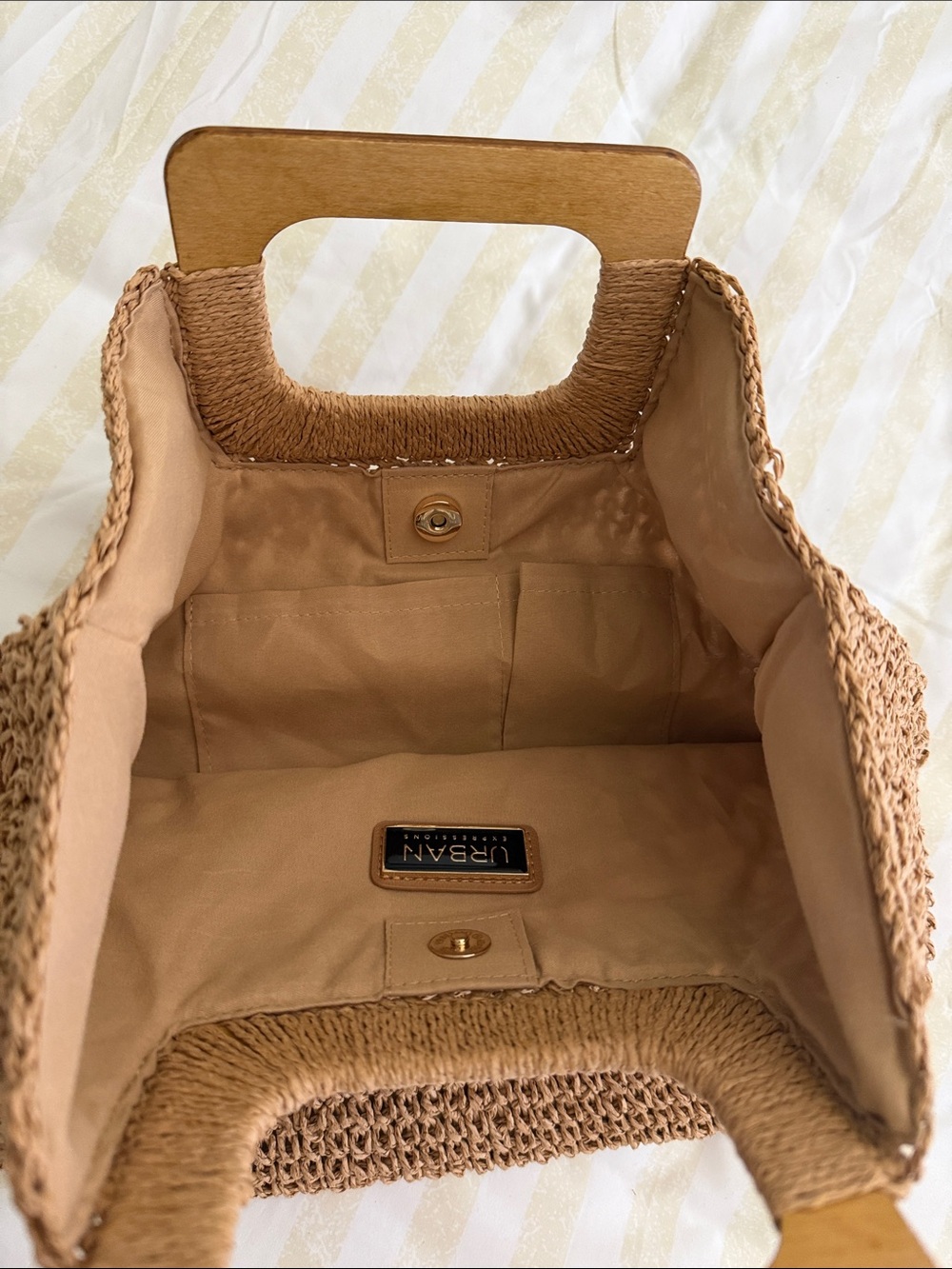 Straw Tote Bag - Picture 5 of 5